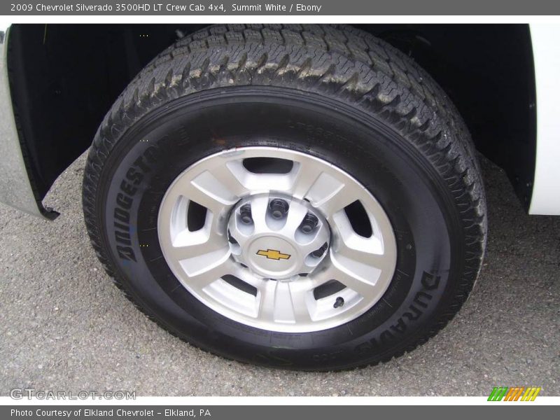 Summit White / Ebony 2009 Chevrolet Silverado 3500HD LT Crew Cab 4x4