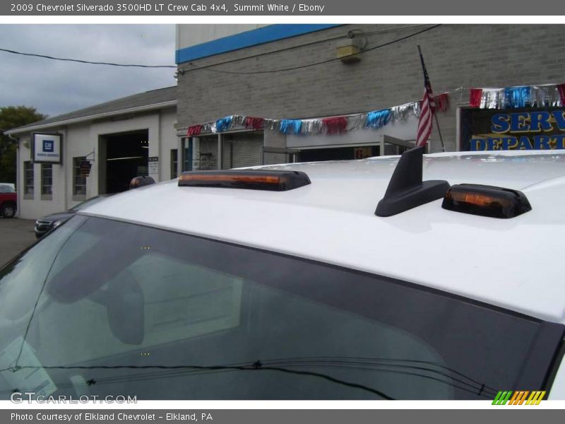 Summit White / Ebony 2009 Chevrolet Silverado 3500HD LT Crew Cab 4x4