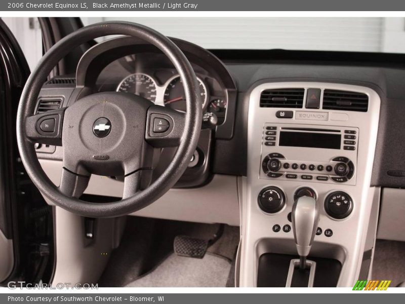 Black Amethyst Metallic / Light Gray 2006 Chevrolet Equinox LS