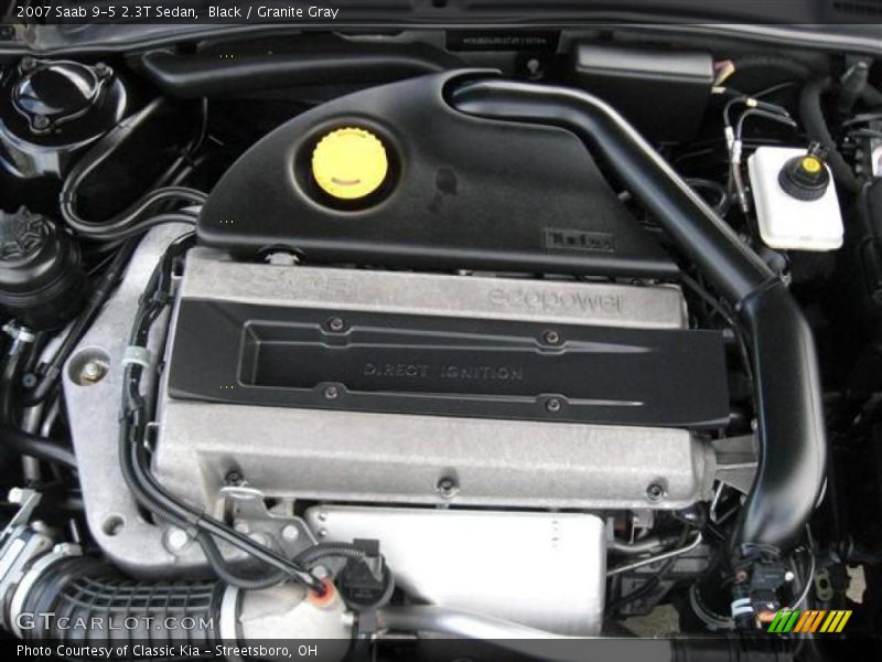 Black / Granite Gray 2007 Saab 9-5 2.3T Sedan
