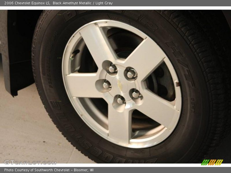 Black Amethyst Metallic / Light Gray 2006 Chevrolet Equinox LS