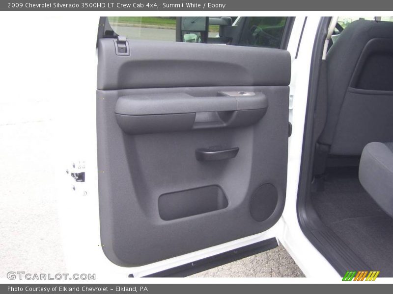 Summit White / Ebony 2009 Chevrolet Silverado 3500HD LT Crew Cab 4x4