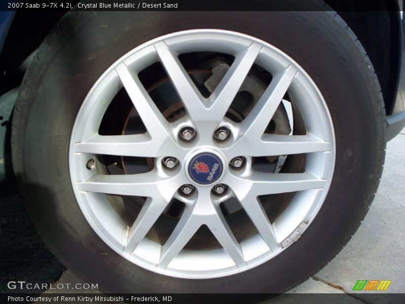 Crystal Blue Metallic / Desert Sand 2007 Saab 9-7X 4.2i