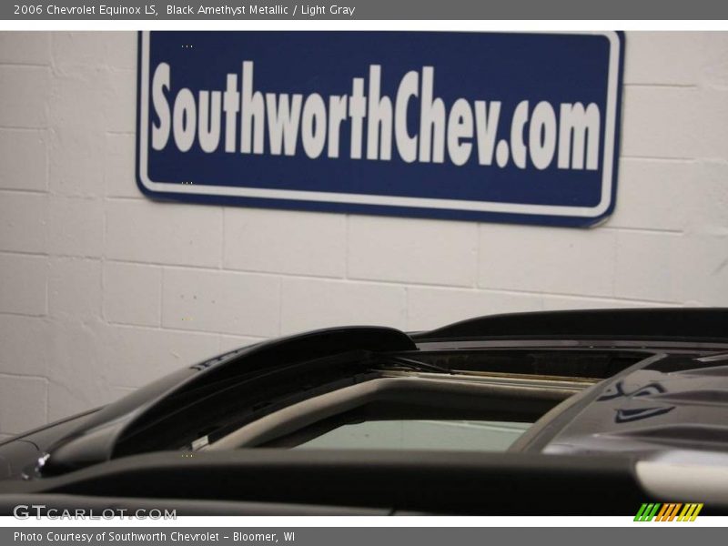 Black Amethyst Metallic / Light Gray 2006 Chevrolet Equinox LS