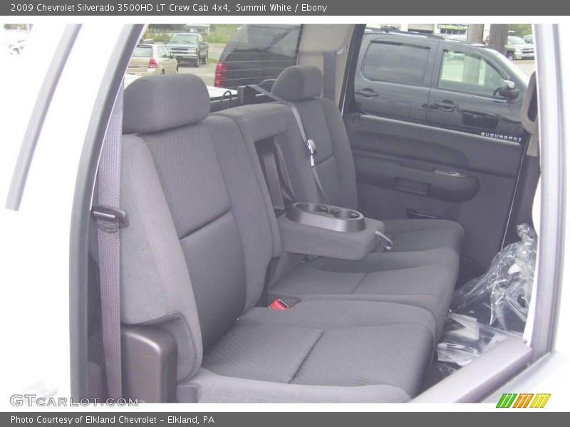Summit White / Ebony 2009 Chevrolet Silverado 3500HD LT Crew Cab 4x4