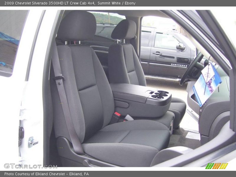 Summit White / Ebony 2009 Chevrolet Silverado 3500HD LT Crew Cab 4x4