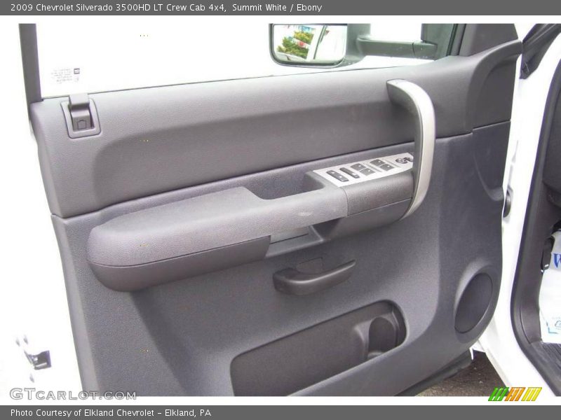 Summit White / Ebony 2009 Chevrolet Silverado 3500HD LT Crew Cab 4x4