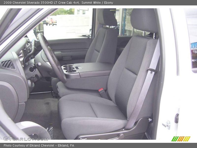 Summit White / Ebony 2009 Chevrolet Silverado 3500HD LT Crew Cab 4x4