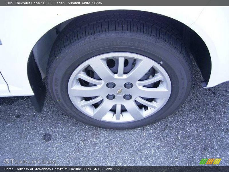 Summit White / Gray 2009 Chevrolet Cobalt LS XFE Sedan