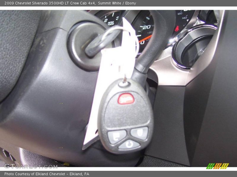 Summit White / Ebony 2009 Chevrolet Silverado 3500HD LT Crew Cab 4x4