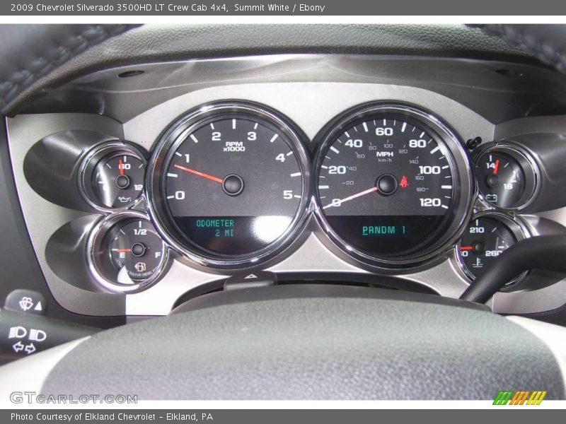 Summit White / Ebony 2009 Chevrolet Silverado 3500HD LT Crew Cab 4x4