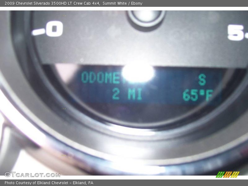 Summit White / Ebony 2009 Chevrolet Silverado 3500HD LT Crew Cab 4x4
