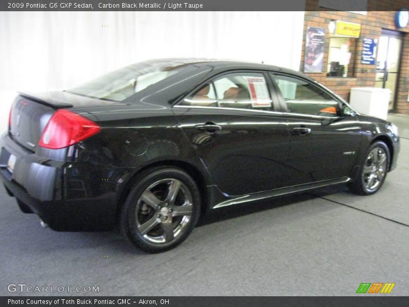 Carbon Black Metallic / Light Taupe 2009 Pontiac G6 GXP Sedan