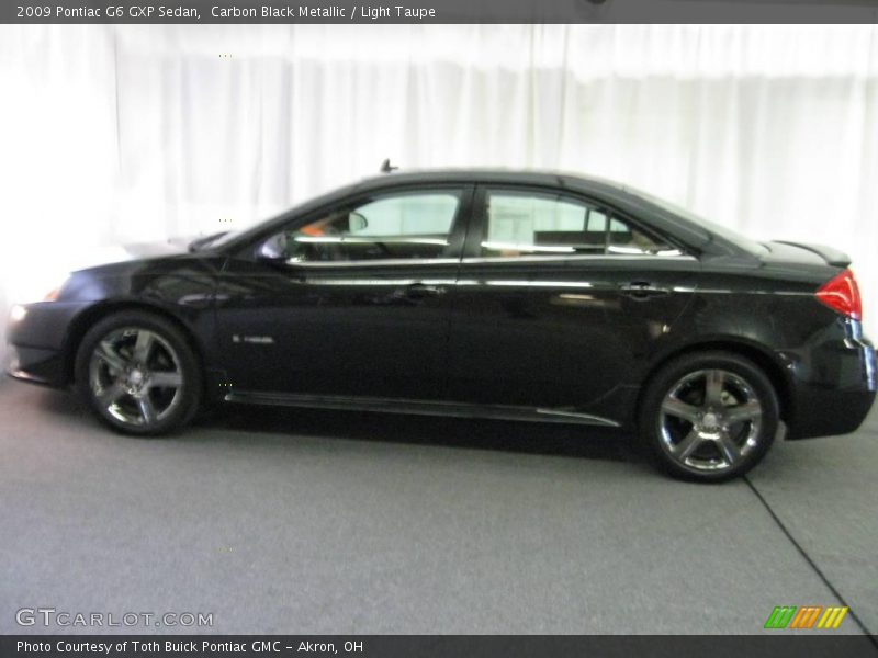 Carbon Black Metallic / Light Taupe 2009 Pontiac G6 GXP Sedan