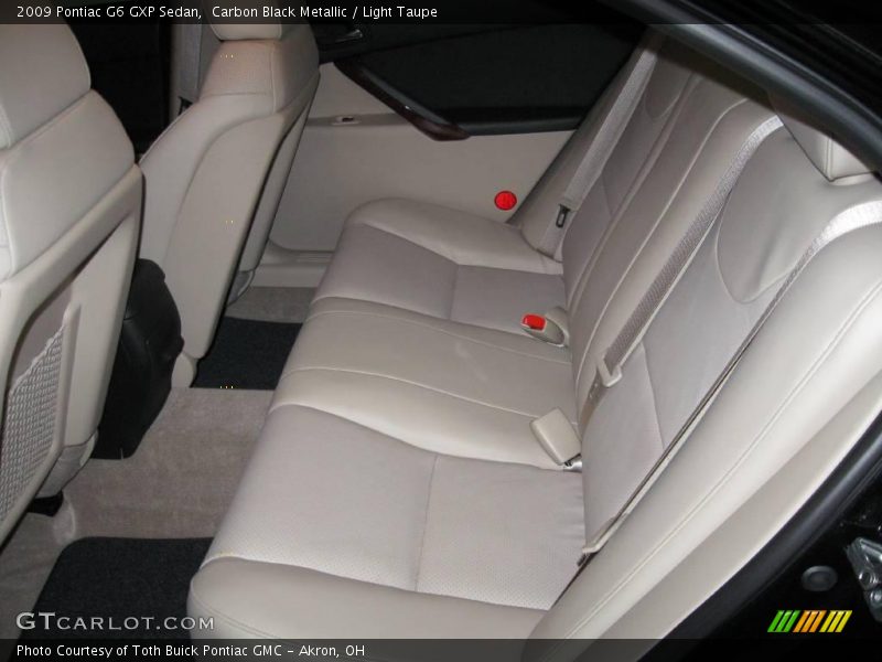 Carbon Black Metallic / Light Taupe 2009 Pontiac G6 GXP Sedan
