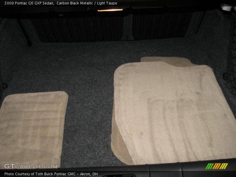 Carbon Black Metallic / Light Taupe 2009 Pontiac G6 GXP Sedan