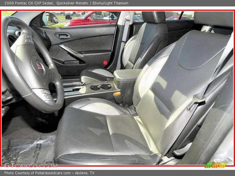 Quicksilver Metallic / Ebony/Light Titanium 2009 Pontiac G6 GXP Sedan