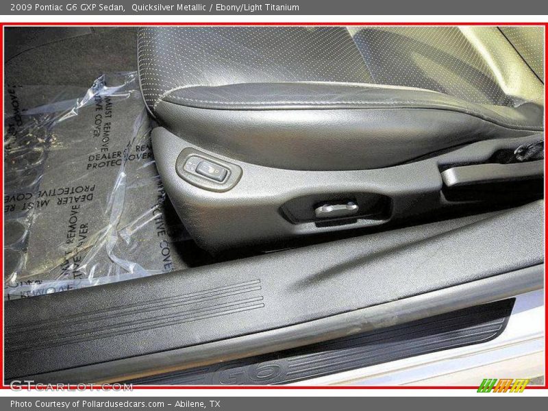 Quicksilver Metallic / Ebony/Light Titanium 2009 Pontiac G6 GXP Sedan