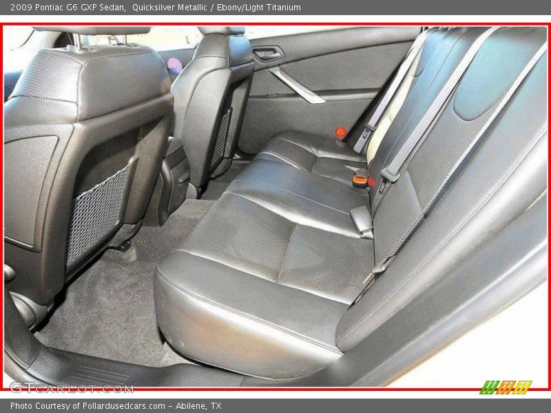 Quicksilver Metallic / Ebony/Light Titanium 2009 Pontiac G6 GXP Sedan