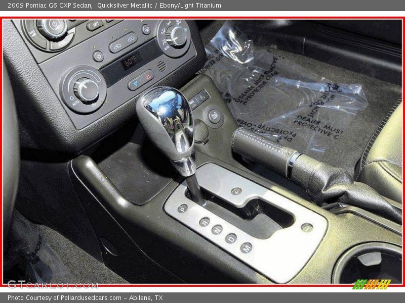 Quicksilver Metallic / Ebony/Light Titanium 2009 Pontiac G6 GXP Sedan