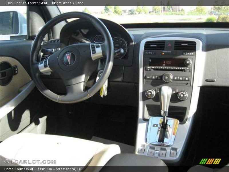Bright White / Sand 2009 Pontiac Torrent AWD