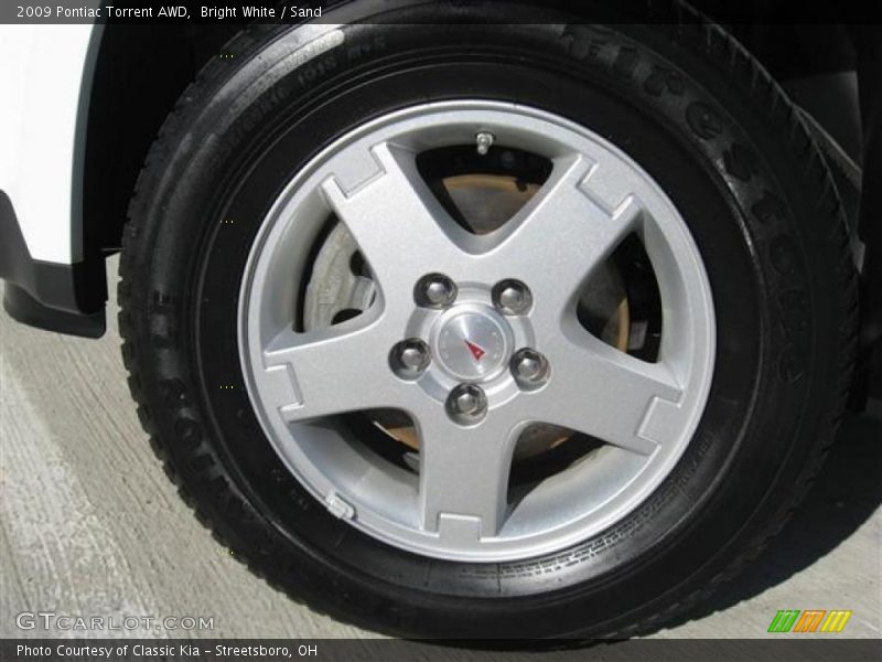Bright White / Sand 2009 Pontiac Torrent AWD