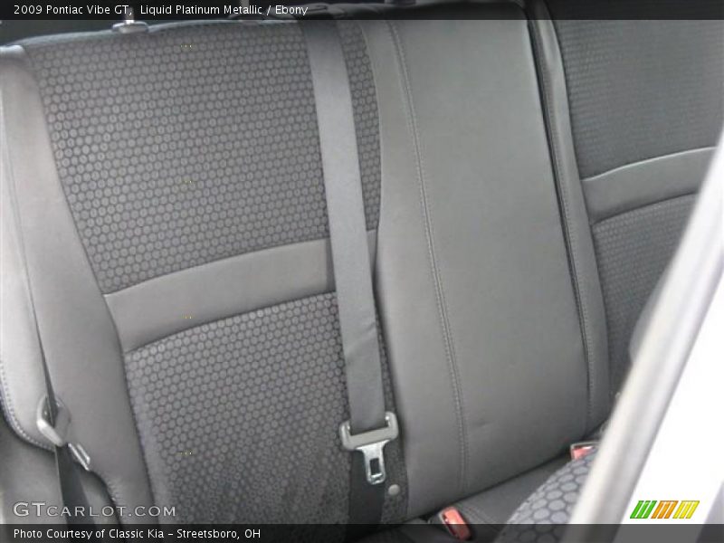 Liquid Platinum Metallic / Ebony 2009 Pontiac Vibe GT