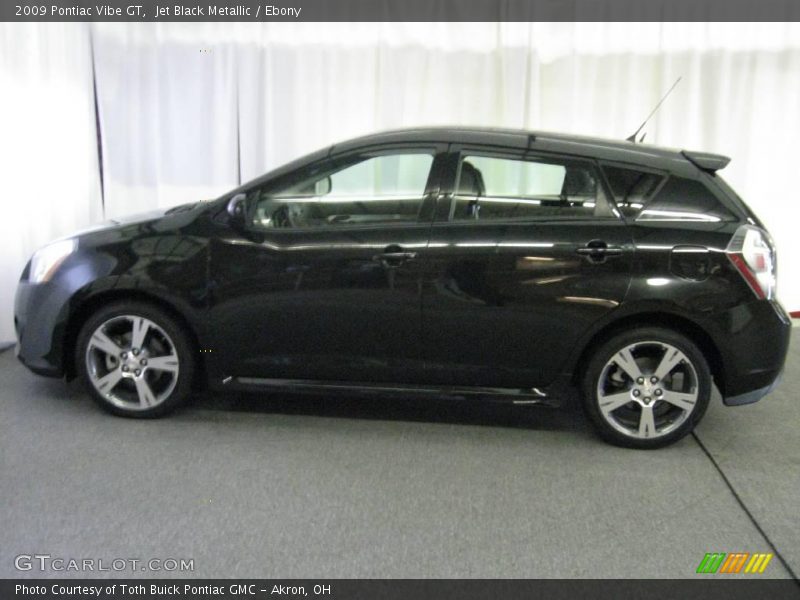 Jet Black Metallic / Ebony 2009 Pontiac Vibe GT