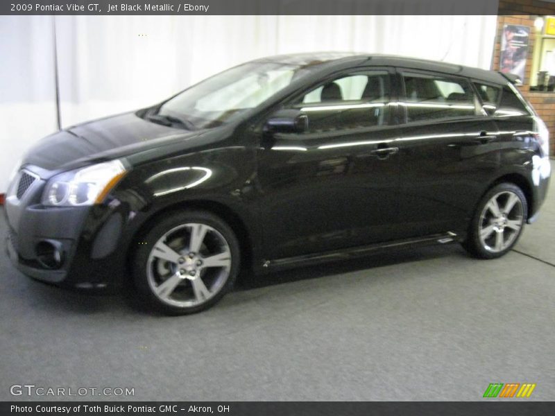 Jet Black Metallic / Ebony 2009 Pontiac Vibe GT