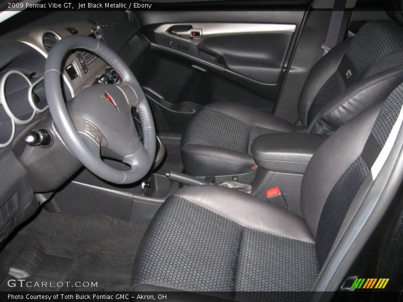 Jet Black Metallic / Ebony 2009 Pontiac Vibe GT