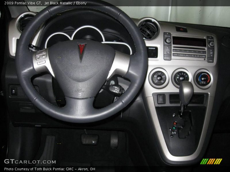 Jet Black Metallic / Ebony 2009 Pontiac Vibe GT