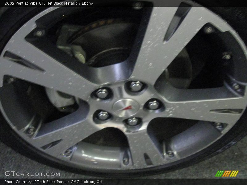 Jet Black Metallic / Ebony 2009 Pontiac Vibe GT