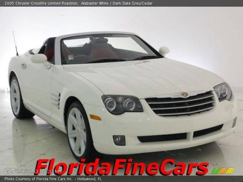 Alabaster White / Dark Slate Grey/Cedar 2005 Chrysler Crossfire Limited Roadster