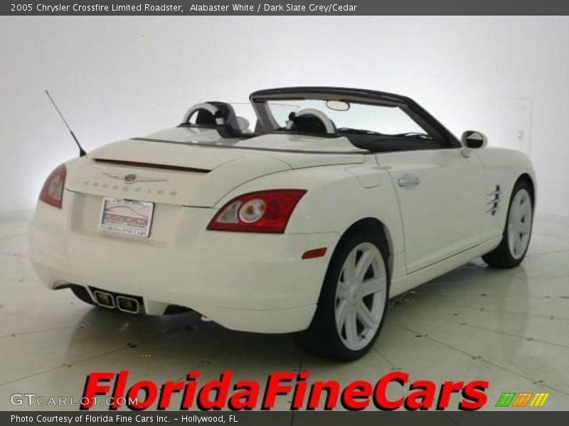 Alabaster White / Dark Slate Grey/Cedar 2005 Chrysler Crossfire Limited Roadster
