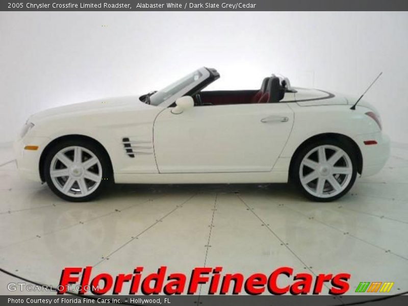 Alabaster White / Dark Slate Grey/Cedar 2005 Chrysler Crossfire Limited Roadster