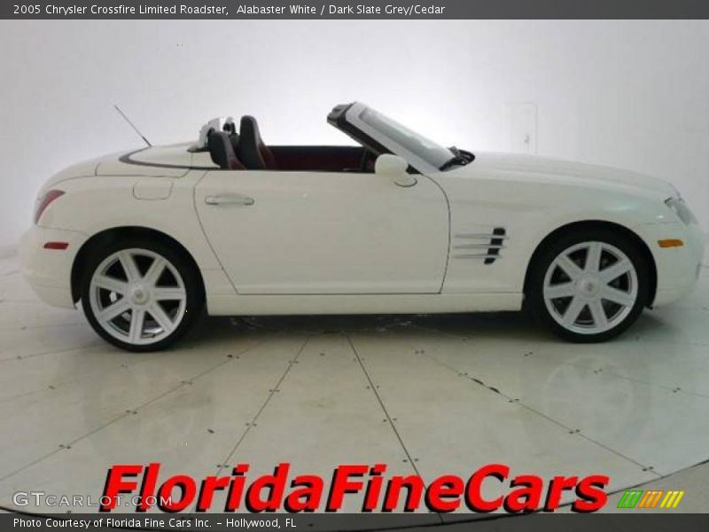 Alabaster White / Dark Slate Grey/Cedar 2005 Chrysler Crossfire Limited Roadster