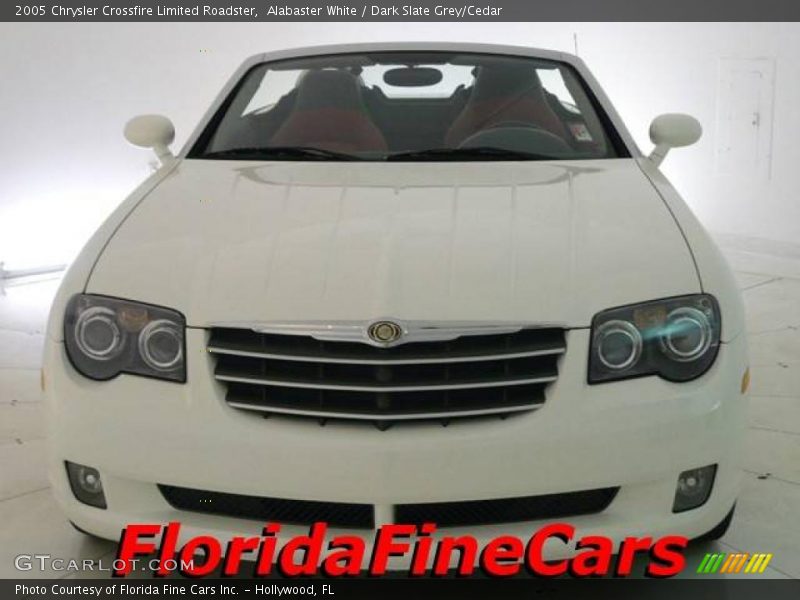 Alabaster White / Dark Slate Grey/Cedar 2005 Chrysler Crossfire Limited Roadster