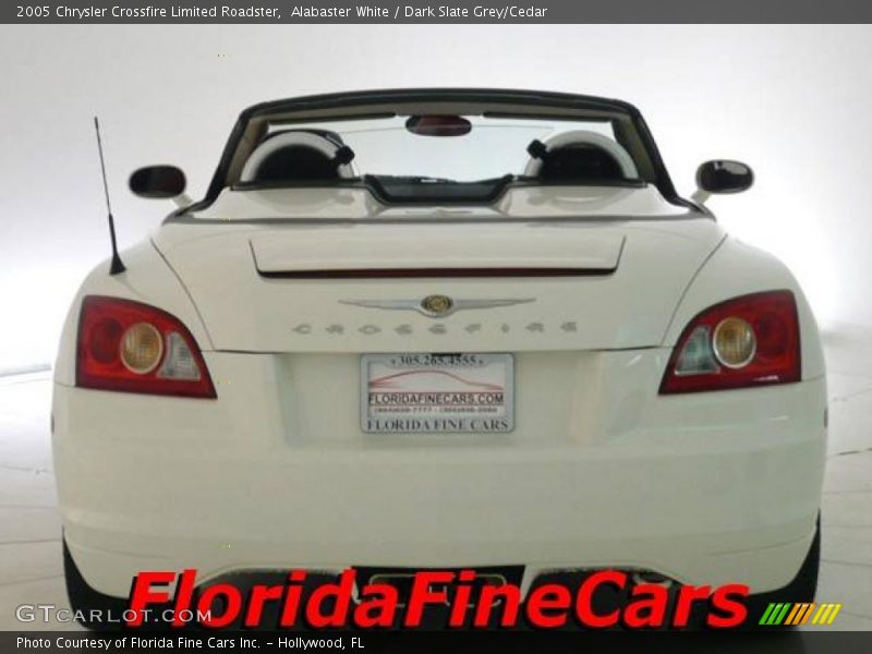 Alabaster White / Dark Slate Grey/Cedar 2005 Chrysler Crossfire Limited Roadster