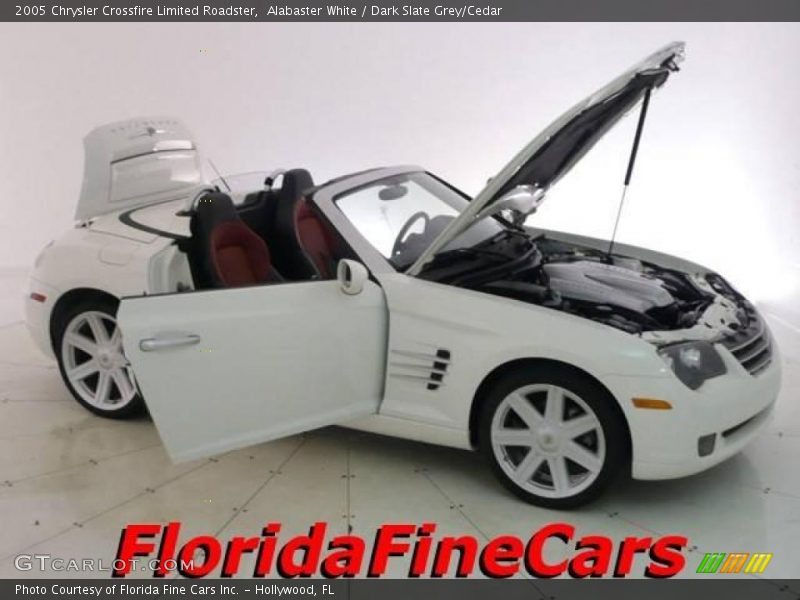 Alabaster White / Dark Slate Grey/Cedar 2005 Chrysler Crossfire Limited Roadster