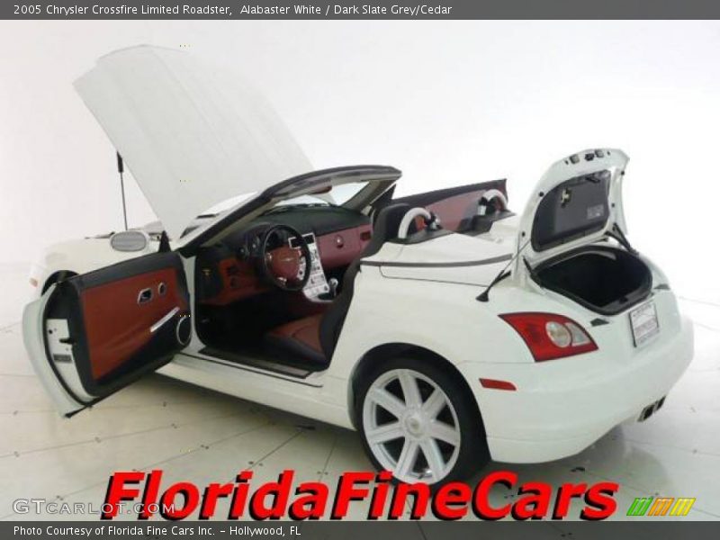 Alabaster White / Dark Slate Grey/Cedar 2005 Chrysler Crossfire Limited Roadster