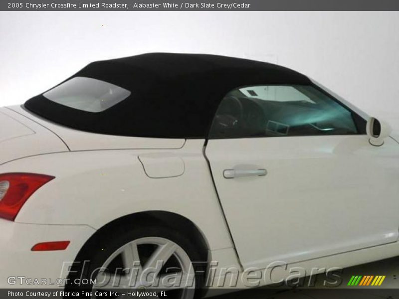 Alabaster White / Dark Slate Grey/Cedar 2005 Chrysler Crossfire Limited Roadster