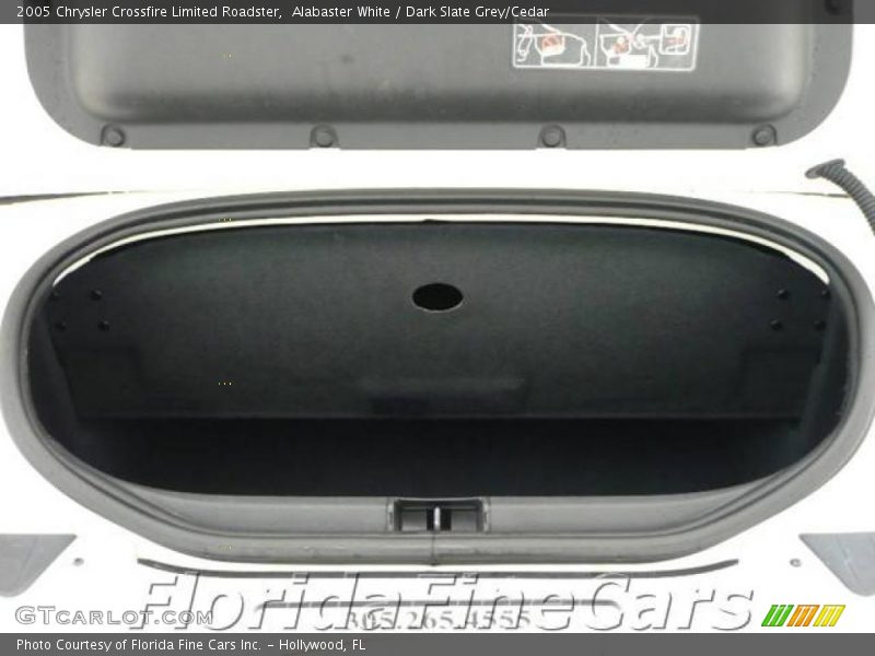 Alabaster White / Dark Slate Grey/Cedar 2005 Chrysler Crossfire Limited Roadster