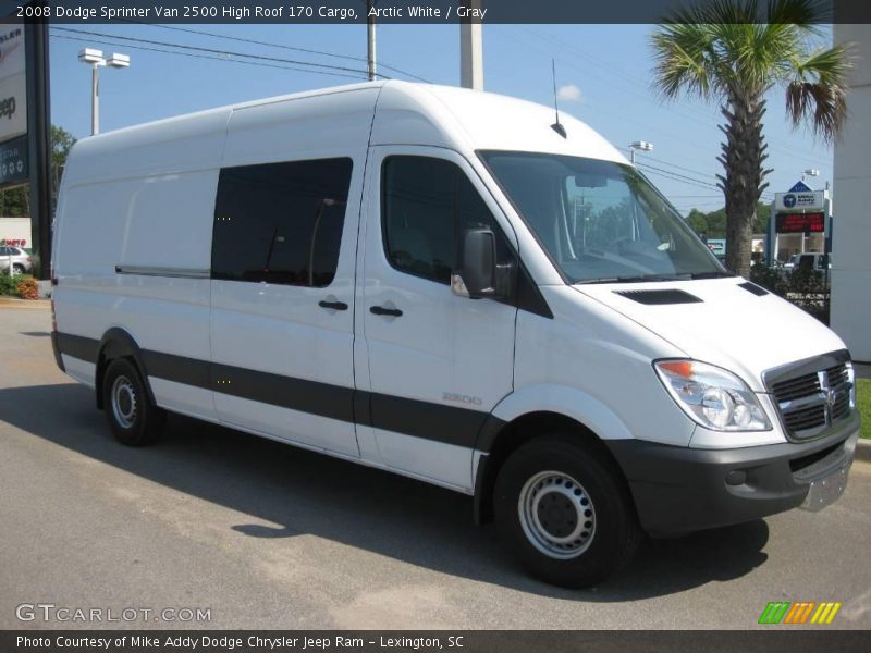 Arctic White / Gray 2008 Dodge Sprinter Van 2500 High Roof 170 Cargo