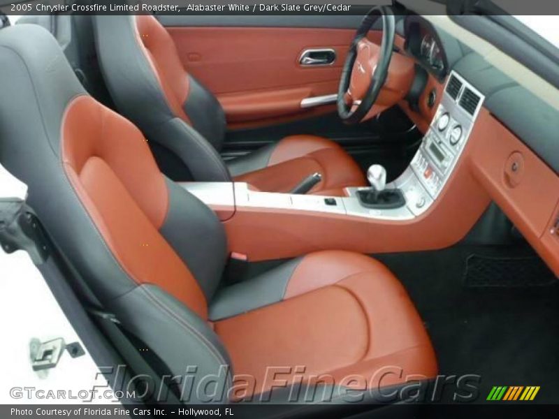 Alabaster White / Dark Slate Grey/Cedar 2005 Chrysler Crossfire Limited Roadster