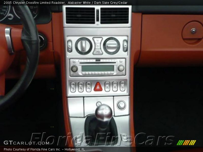 Alabaster White / Dark Slate Grey/Cedar 2005 Chrysler Crossfire Limited Roadster