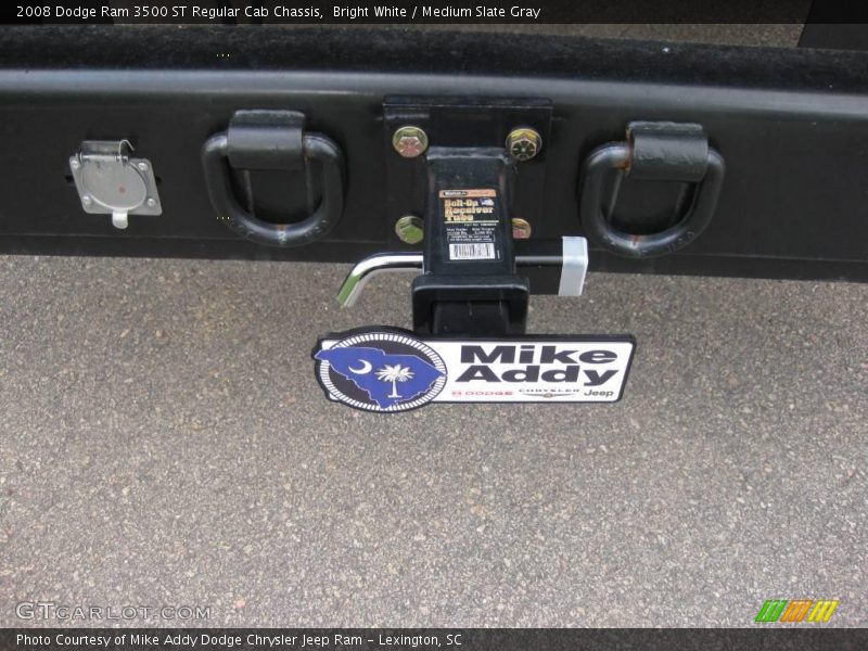 Bright White / Medium Slate Gray 2008 Dodge Ram 3500 ST Regular Cab Chassis