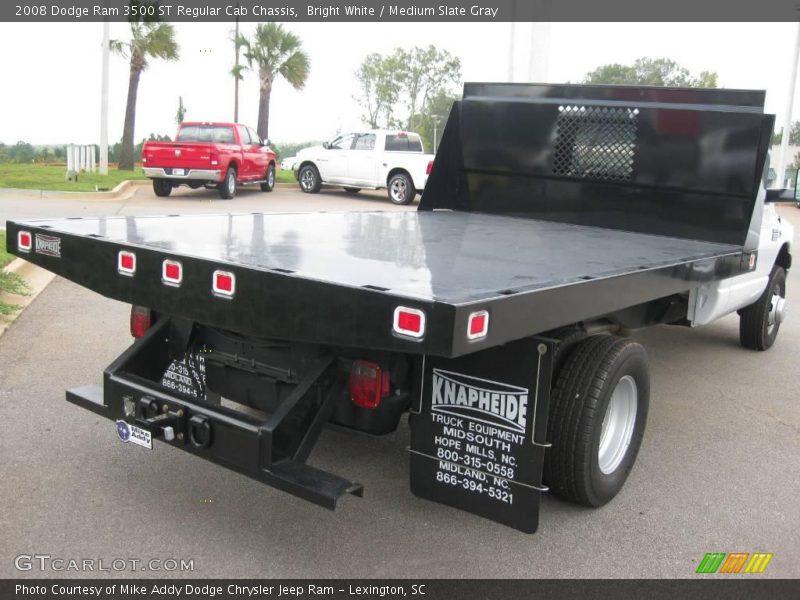 Bright White / Medium Slate Gray 2008 Dodge Ram 3500 ST Regular Cab Chassis