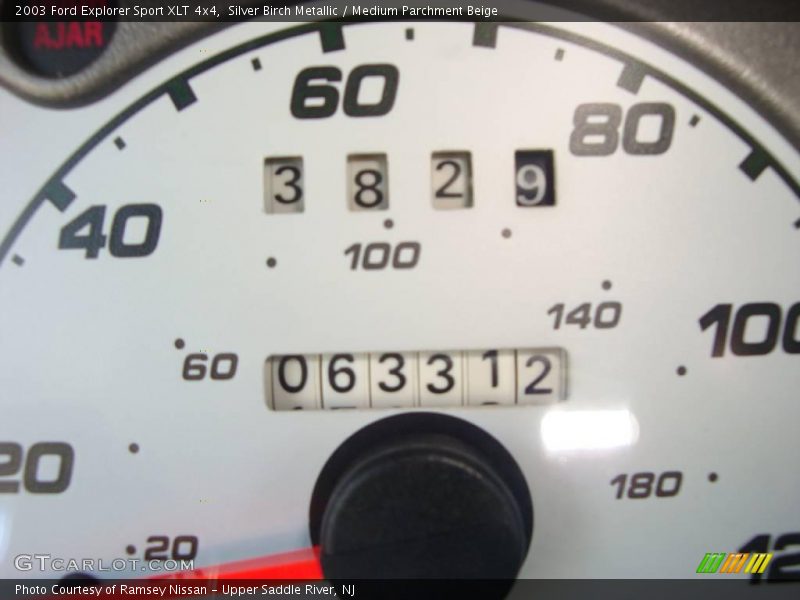 Silver Birch Metallic / Medium Parchment Beige 2003 Ford Explorer Sport XLT 4x4