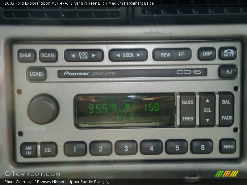 Silver Birch Metallic / Medium Parchment Beige 2003 Ford Explorer Sport XLT 4x4