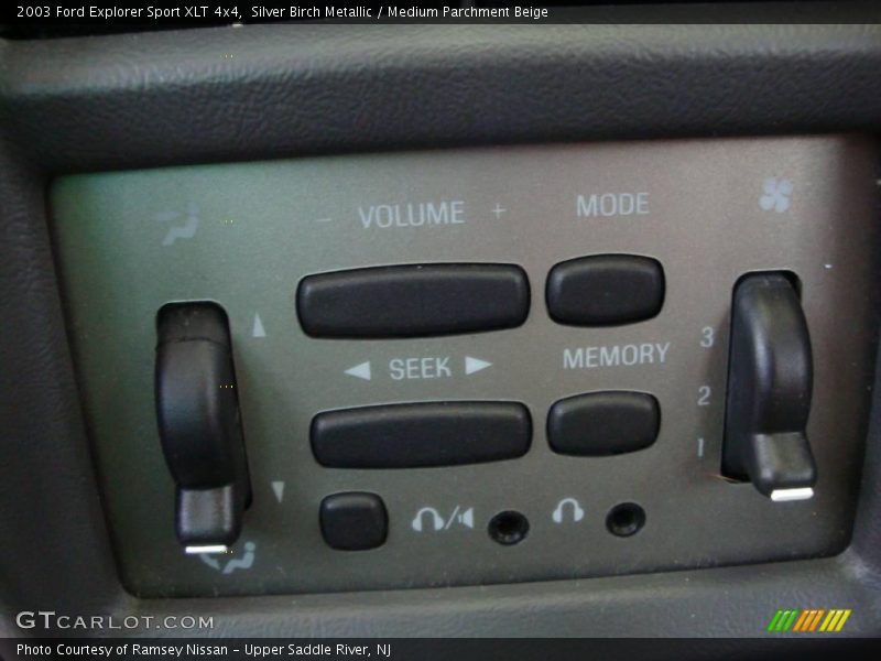 Silver Birch Metallic / Medium Parchment Beige 2003 Ford Explorer Sport XLT 4x4